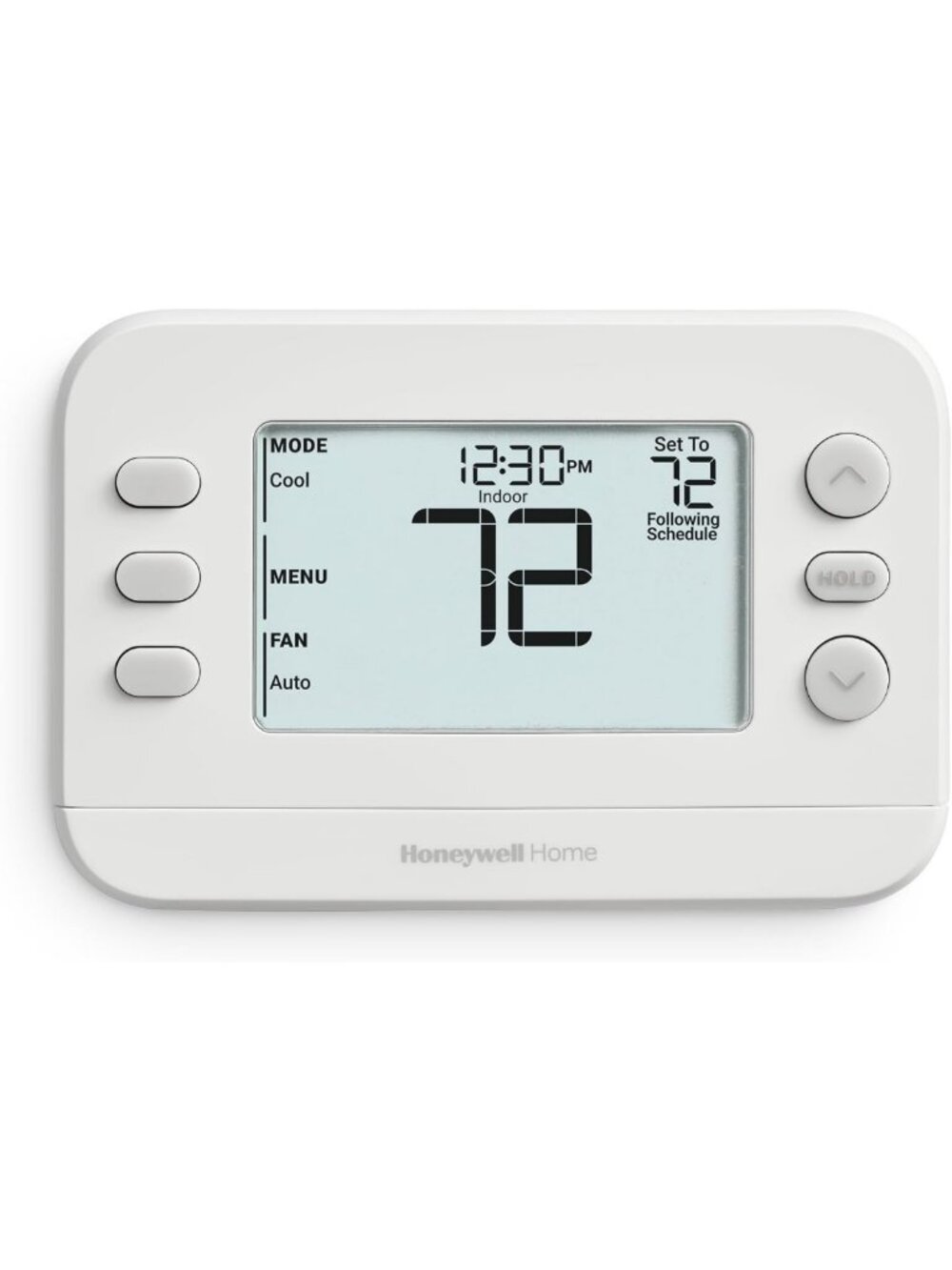 Smart Programmable Thermostat for Home, Energy Saving, Easy-to-Use, White